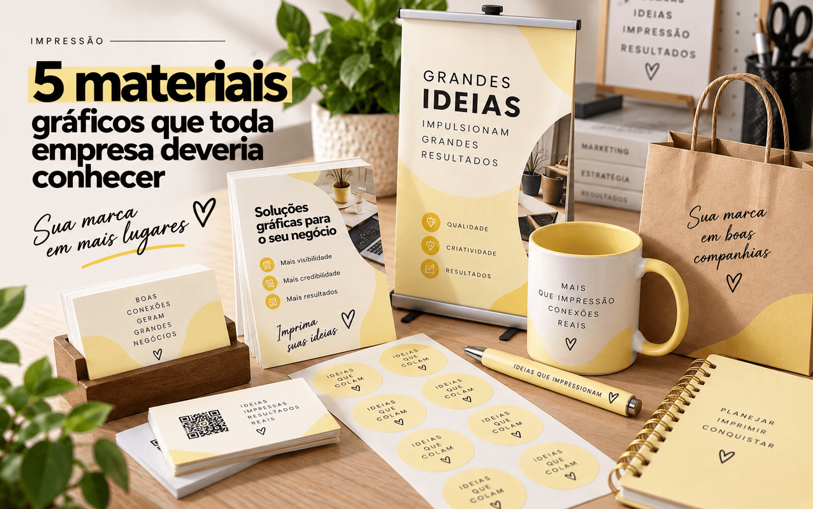 5 materiais gráficos que toda empresa deveria conhecer