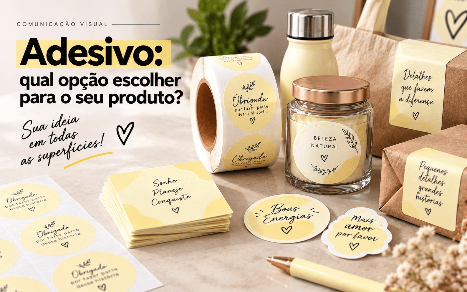 Adesivo: qual opção escolher para o seu produto?
