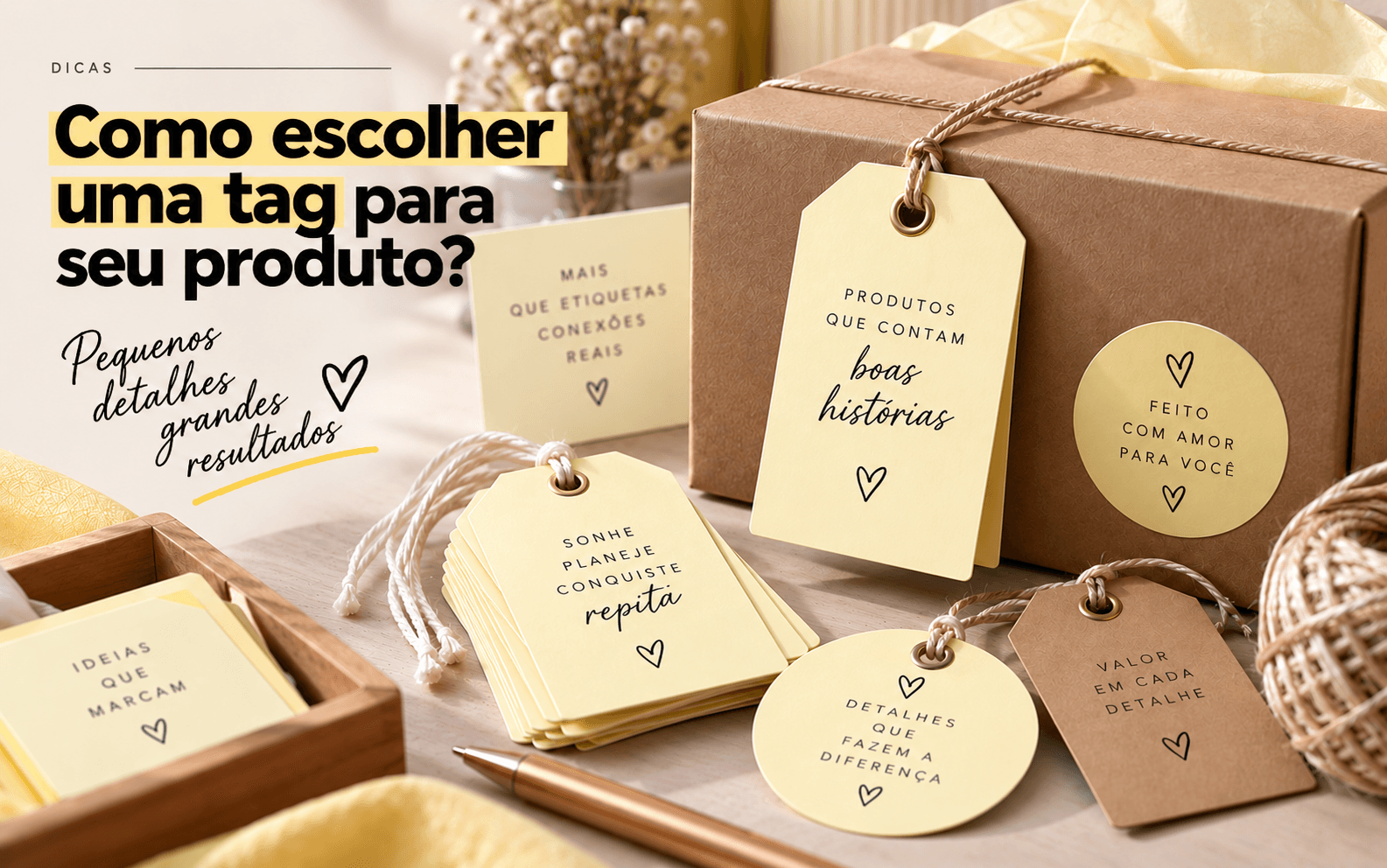 Como escolher uma tag para seu produto?