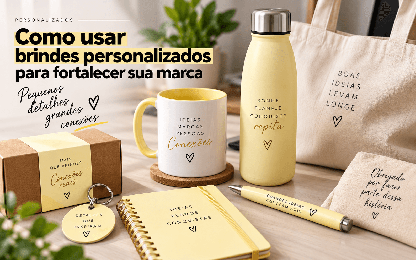 Como usar brindes personalizados para fortalecer sua marca